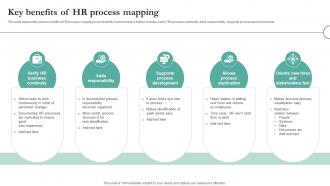 Key Benefits Of HR Process Mapping