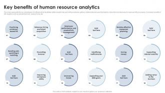 Key Benefits Of Human Resource Analytics Analyzing And Implementing HR Analytics In Enterprise