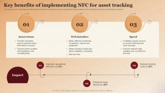 Key Benefits Of Implementing NFC For Asset Tracking Applications Of RFID In Asset Tracking