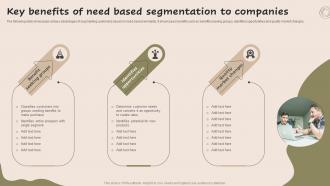 Key Benefits Of Need Based Segmentation Strategic Guide For Market MKT SS V