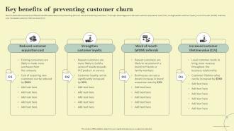 Key Benefits Of Preventing Customer Churn Reducing Customer Acquisition Cost