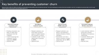 Key Benefits Of Preventing Customer Effective Churn Management Strategies For B2B