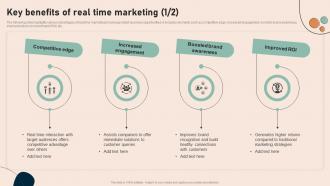 Key Benefits Of Real Time Marketing Effective Real Time Marketing MKT SS V