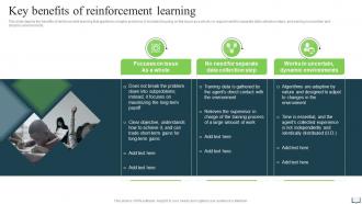 Key Benefits Of Reinforcement Learning Ppt Powerpoint Presentation Styles Elements