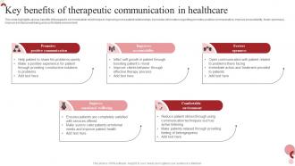 Key Benefits Of Therapeutic Communication In Healthcare