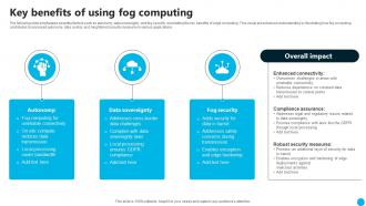Key Benefits Of Using Fog Computing