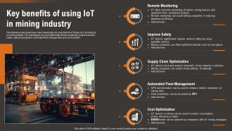 Key Benefits Of Using IoT In Mining Industry How IoT Technology Is Transforming IoT SS Key Benefits Of Using IoT In Mining Industry How IoT Technology Is Transforming IoT SS