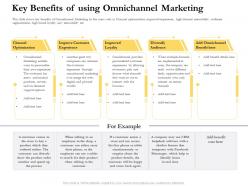 Key benefits of using omnichannel marketing ppt mockup
