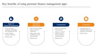 Key Benefits Of Using Personal Finance Smartphone Banking For Transferring Funds Digitally Fin SS V