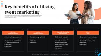 Key Benefits Of Utilizing Event Marketing Event Advertising Via Social Media Channels MKT SS V