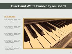 Key board attached hanged security musician piano