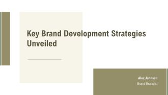 Key Brand Development Strategies Unveiled PPT PowerPoint AT