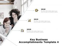 Key business accomplishments management ppt powerpoint presentation infographic