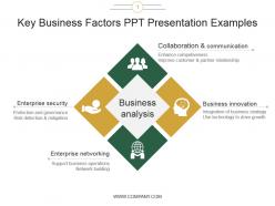 Key business factors ppt presentation examples