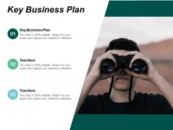 Key business plan ppt powerpoint presentation file samples cpb