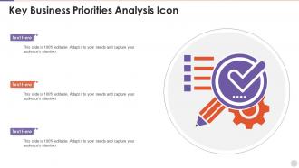 Key Business Priorities Analysis Icon