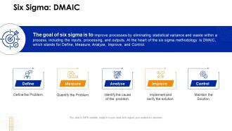 Key business processes and activities for excellence six sigma dmaic