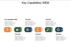 Key capabilities siem ppt powerpoint presentation layouts images cpb