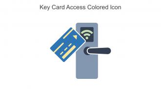 Key Card Access Colored Icon In Powerpoint Pptx Png And Editable Eps Format