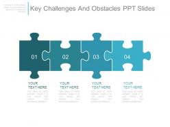 Key challenges and obstacles ppt slides