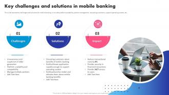 Key Challenges And Solutions In Mobile Banking Digital Banking System To Optimize Financial