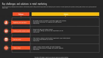 Key Challenges And Solutions In Retail Marketing