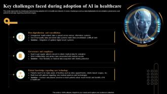 Key Challenges Faced During Adoption Of AI In Healthcare Introduction And Use Of AI Tools AI SS