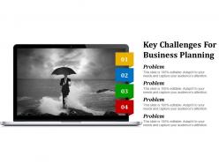 Key challenges for business planning powerpoint slide backgrounds