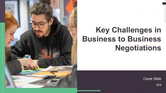 Key Challenges In Business To Business Negotiation PPT Mockup AT