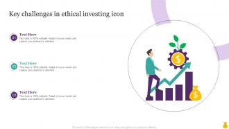 Key Challenges In Ethical Investing Icon
