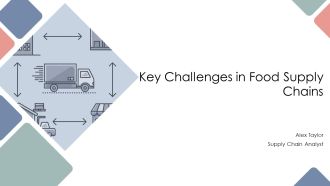 Key Challenges In Food Supply Chains PPT Presentation AT