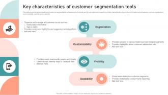 Key Characteristics Of Customer Segmentation Tools Customer Segmentation Targeting And Positioning