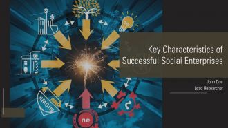 Key Characteristics Of Successful Social Enterprises PPT Mockup AT
