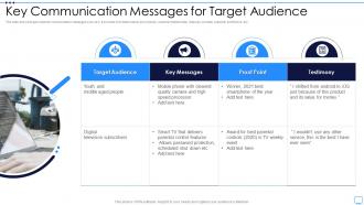 Key Communication Messages For Target Audience