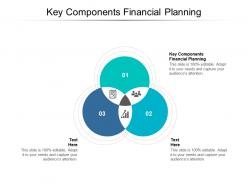 Key components financial planning ppt powerpoint presentation file example cpb