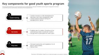 Key Components For Good Youth Sports Program