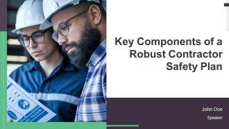 Key Components Of A Robust Contractor Safety Plan PPT Mockup AT