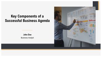 Key Components Of A Successful Business Agenda PPT Template AT