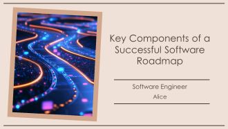 Key Components Of A Successful Software Roadmap PPT Template AT