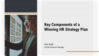 Key Components Of A Winning HR Strategy Plan PPT Sample AT