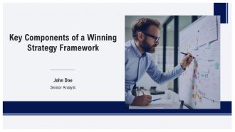 Key Components Of A Winning Strategy Framework PPT Summary AT