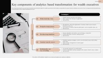 Key Components Of Analytics Based Transformation For Wealth Executives