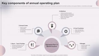 Key Components Of Annual Operating Plan