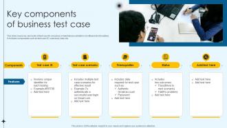 Key Components Of Business Test Case