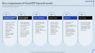 Key Components Of ChatGPT OpenAI ChatGPT Integration Into Web Applications