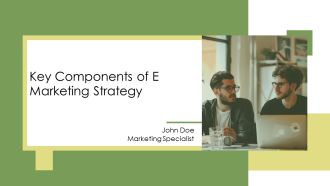 Key Components Of E Marketing Strategy PPT Designs AT