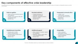 Key Components Of Effective Crisis Leadership