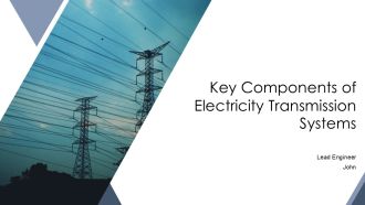 Key Components Of Electricity Transmission Systems PPT Presentation AT