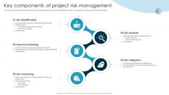 Key Components Of Project Risk Management Guide To Issue Mitigation And Management
