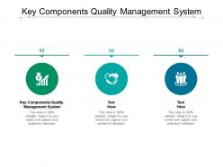 Key components quality management system ppt powerpoint presentation icon objects cpb